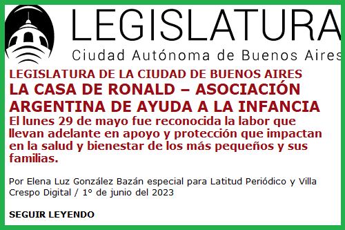 LEGISLATURA CASA RONALD